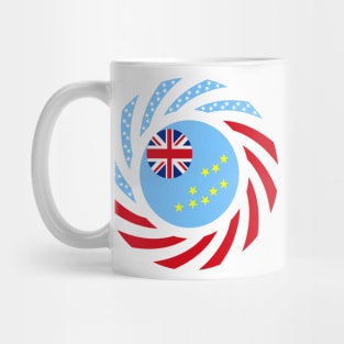 Tuvaluan American Multinational Patriot Flag Series Mug